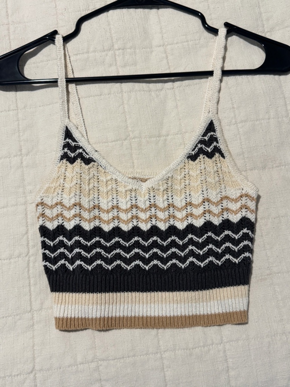 American Eagle Knit Crop Tank Top